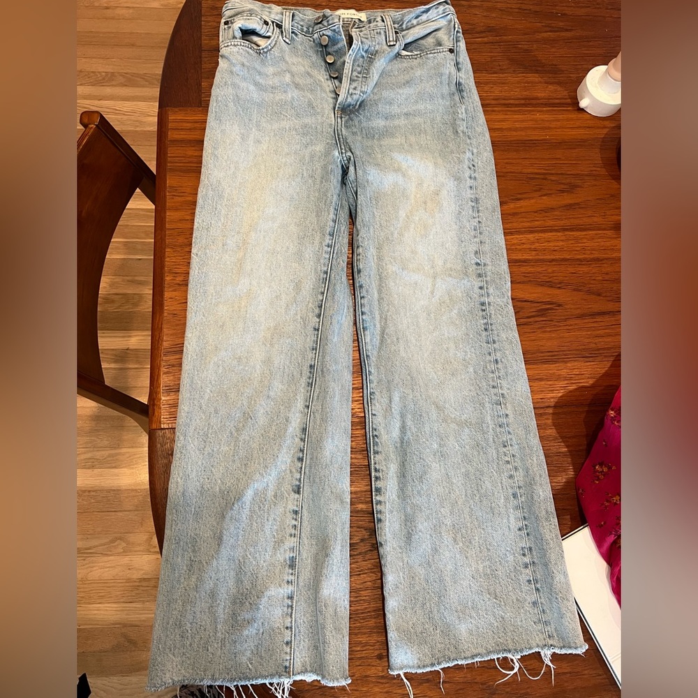 Denim Forum Farrah Wide Leg Jeans 28